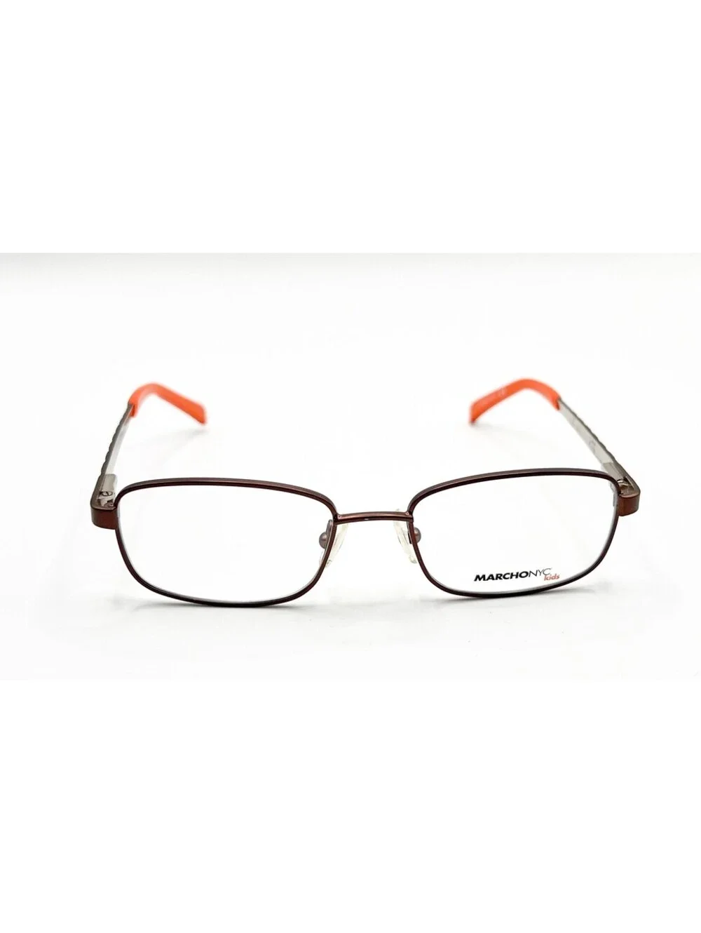 Marchon Nyc Cody 210 Orange Authentic Eyeglasses 46-16-125
